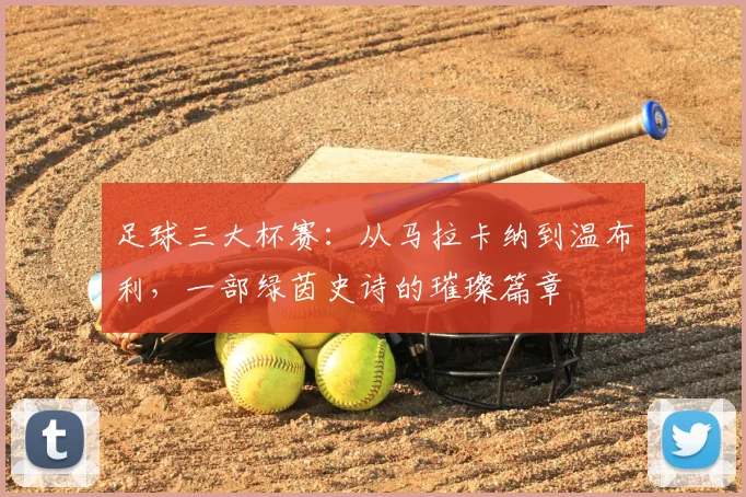 足球三大杯赛：从马拉卡纳到温布利，一部绿茵史诗的璀璨篇章